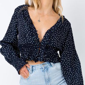 Princess Polly Longsleeve Crop Top